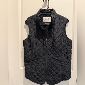 Van Heusen Black Quilted Vest
